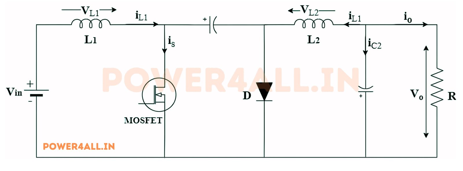 Cuk Converter Circuit